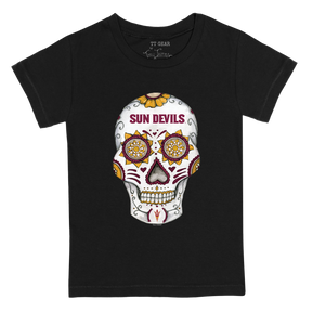 Arizona State Sun Devils Sugar Skull Kid's Tee Shirt