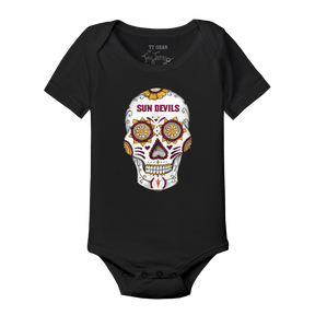 Arizona State Sun Devils Sugar Skull Short Sleeve Snapper