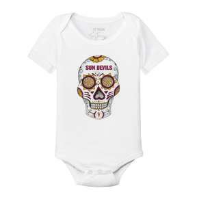 Arizona State Sun Devils Sugar Skull Short Sleeve Snapper