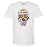 Arizona State Sun Devils Sugar Skull Unisex Tee Shirt