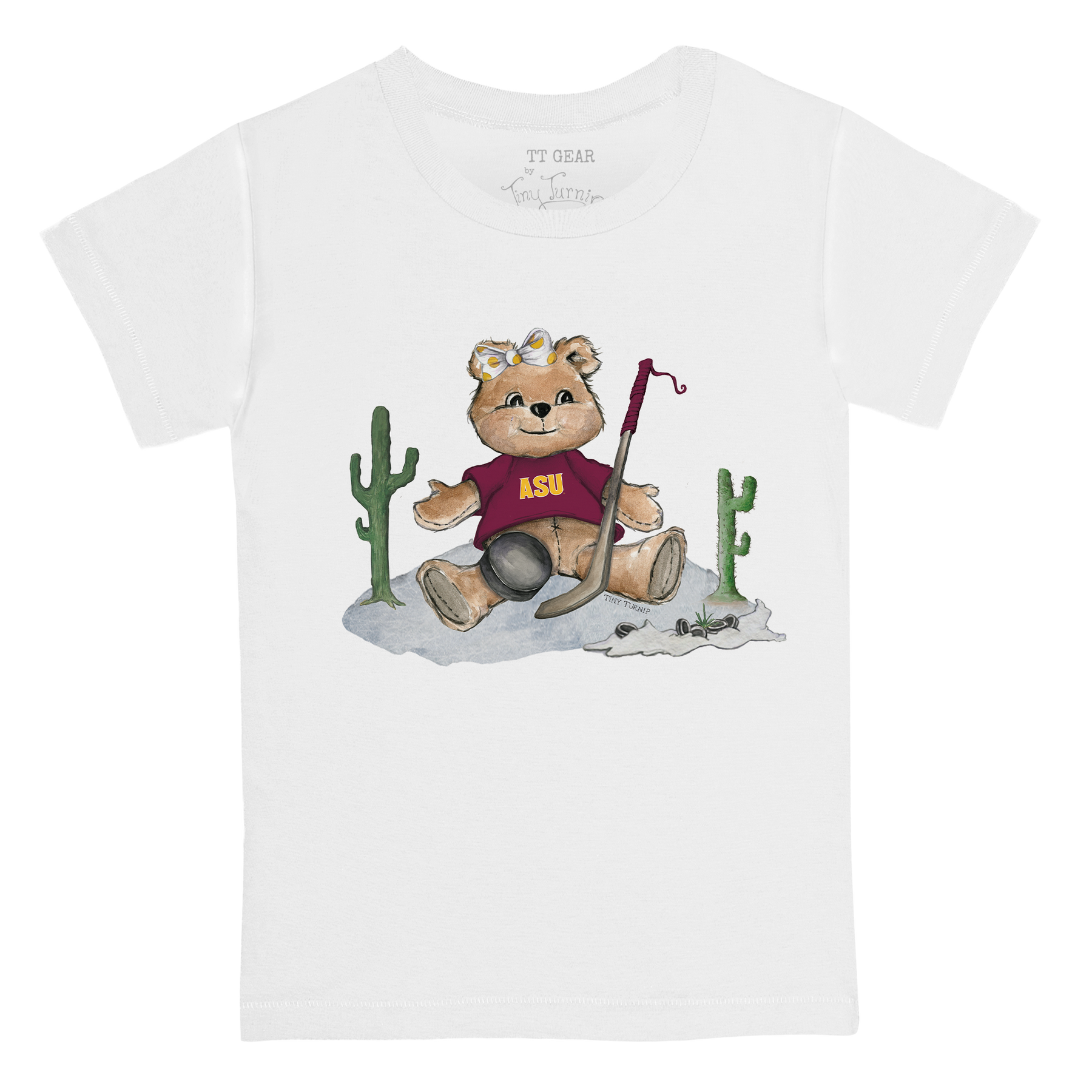 Arizona State Sun Devils Hockey Teddy Kid's Tee Shirt