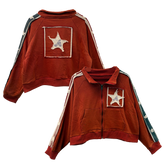 Atlanta Braves All American Sweatsuit Top - Tiny Turnip