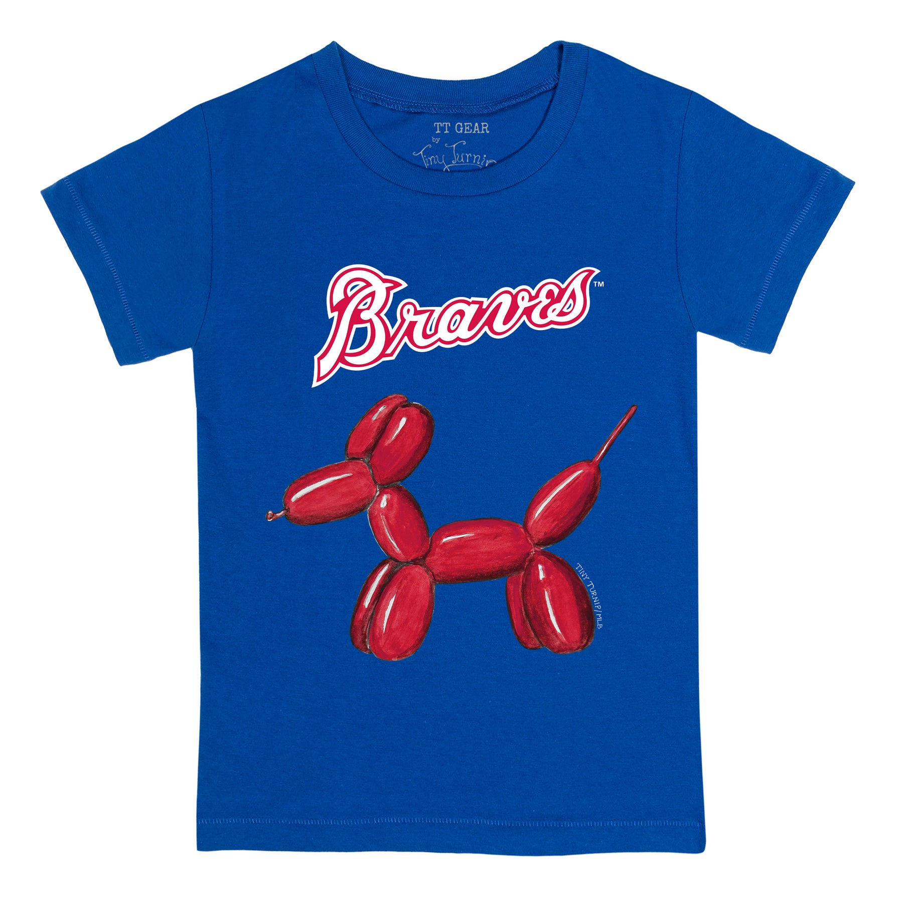 Atlanta Braves Balloon Dog Tee Shirt