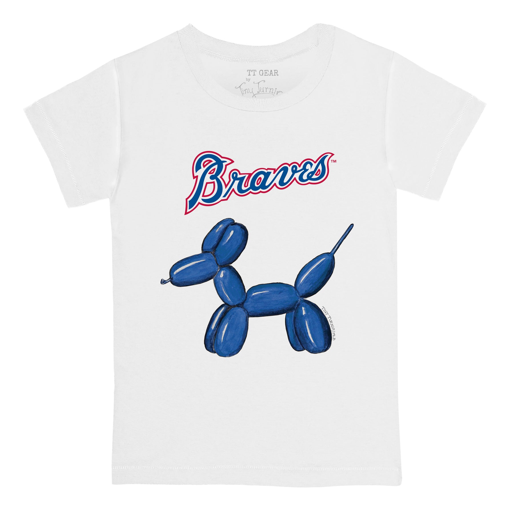 Atlanta Braves Balloon Dog Tee Shirt