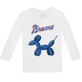 Atlanta Braves Balloon Dog Long-Sleeve Tee Shirt