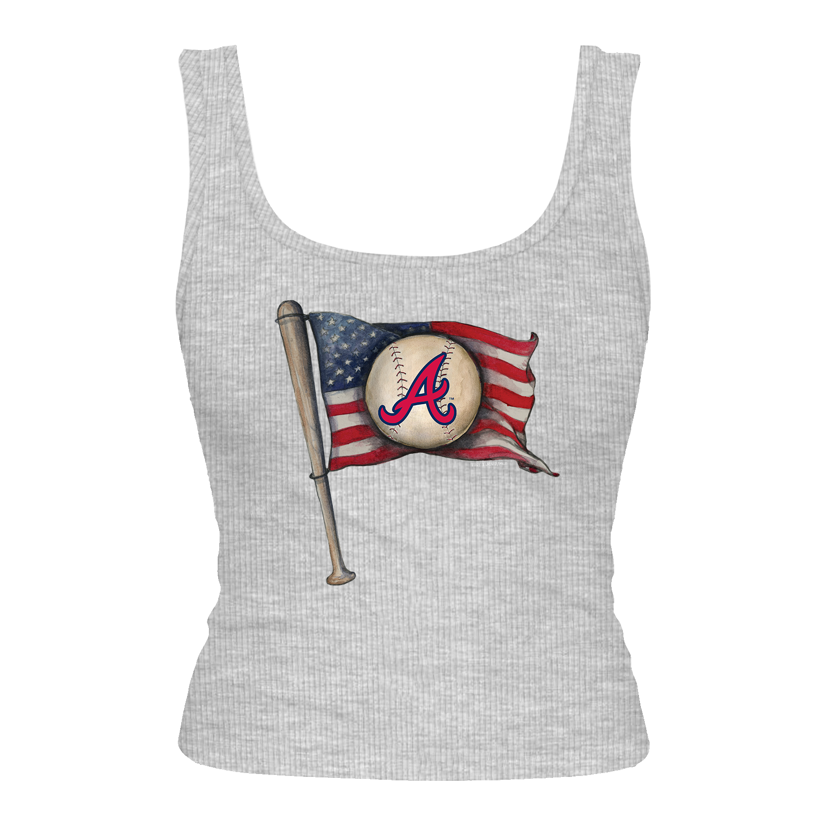 Atlanta Braves Baseball Flag Emmy Tank