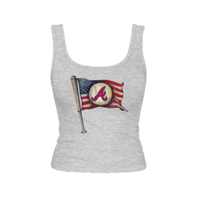 Atlanta Braves Baseball Flag Emmy Tank