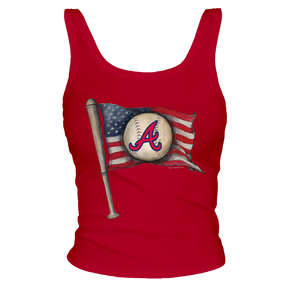 Atlanta Braves Baseball Flag Tank