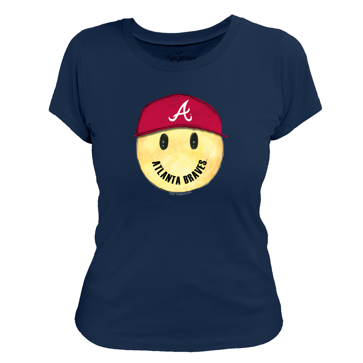 Atlanta Braves Smiley Tee Shirt