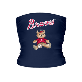 Atlanta Braves Teddy Tube Top - Tiny Turnip