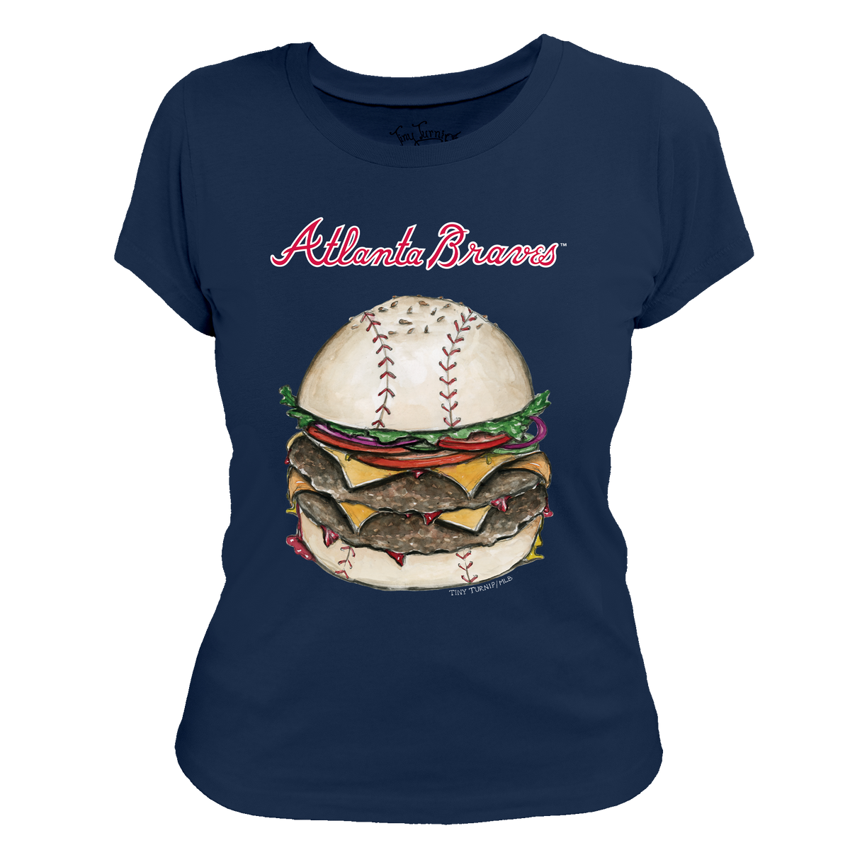 Atlanta Braves Burger Tee Shirt