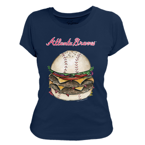 Atlanta Braves Burger Tee Shirt