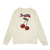 Atlanta Braves Cherry Crewneck Sweatshirt