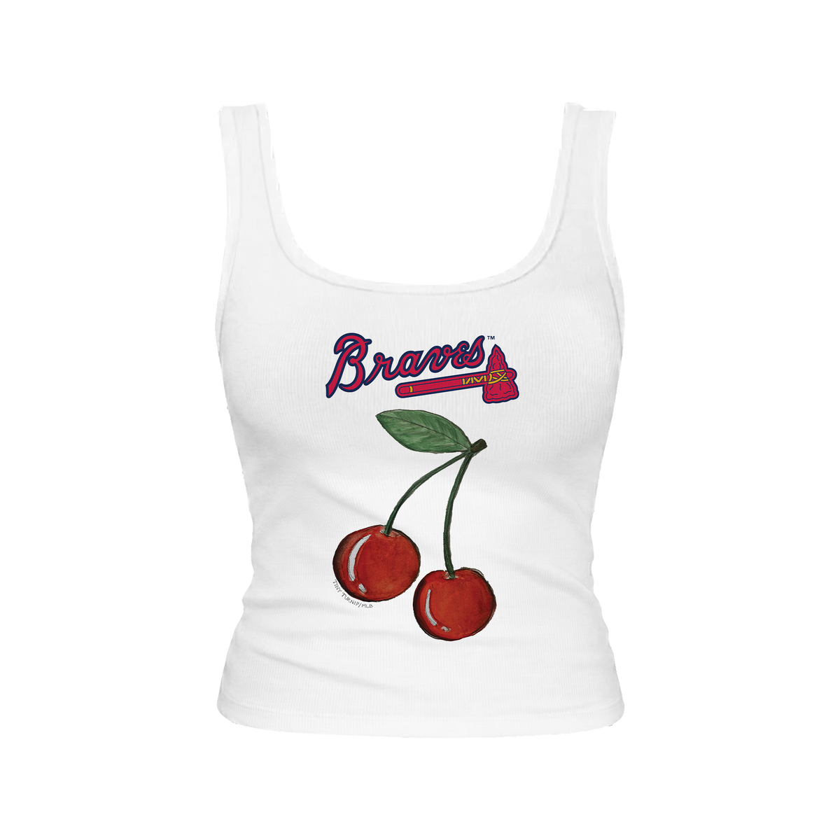 Atlanta Braves Cherry Emmy Tank