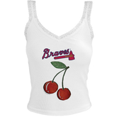 Atlanta Braves Cherry Lace Tank
