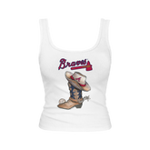 Atlanta Braves Cowboy Boot Emmy Tank