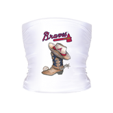 Atlanta Braves Cowboy Boot Tube Top