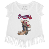 Atlanta Braves Cowboy Boot Fringe Tee