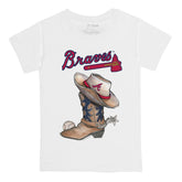 Atlanta Braves Cowboy Boot Kid's Tee Shirt