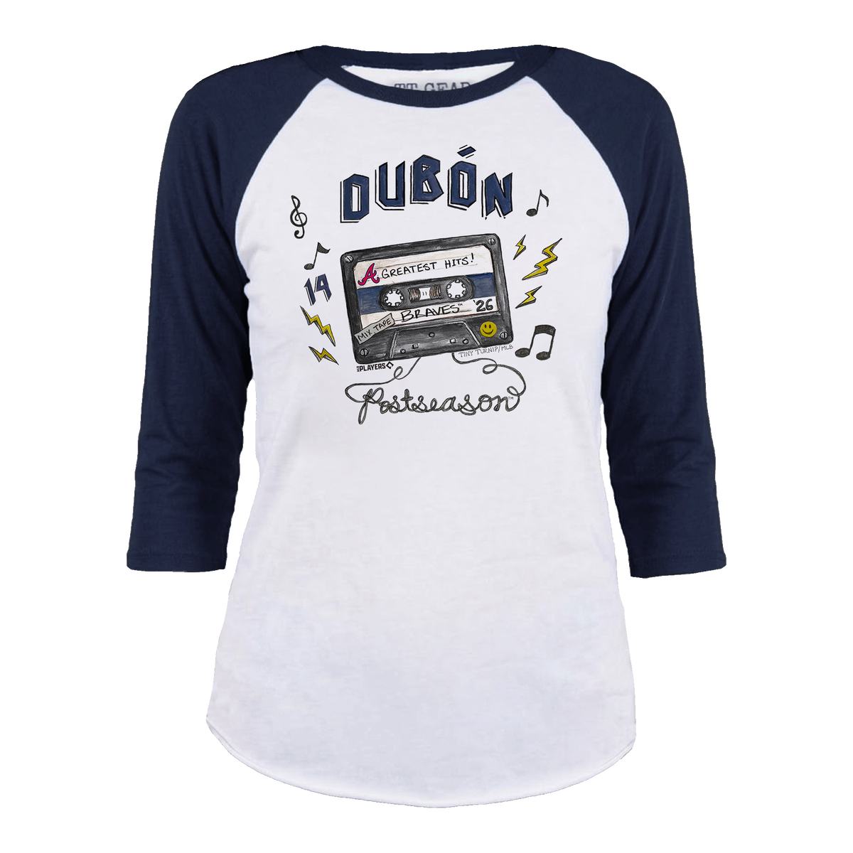 VIP Atlanta Braves Postseason '26 Unisex 3/4 Sleeve Raglan