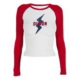 VIP Atlanta Braves Postseason '26 Roxy Raglan Long Sleeve - Tiny Turnip