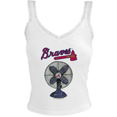 Atlanta Braves Fan Lace Tank