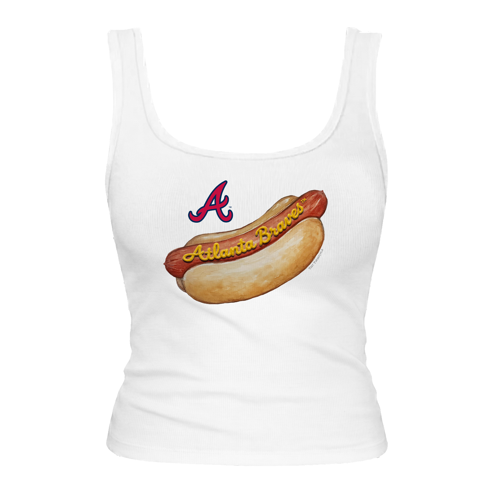 Atlanta Braves Hot Dog Emmy Tank