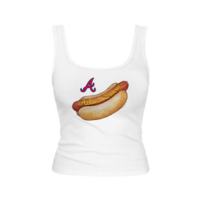 Atlanta Braves Hot Dog Emmy Tank