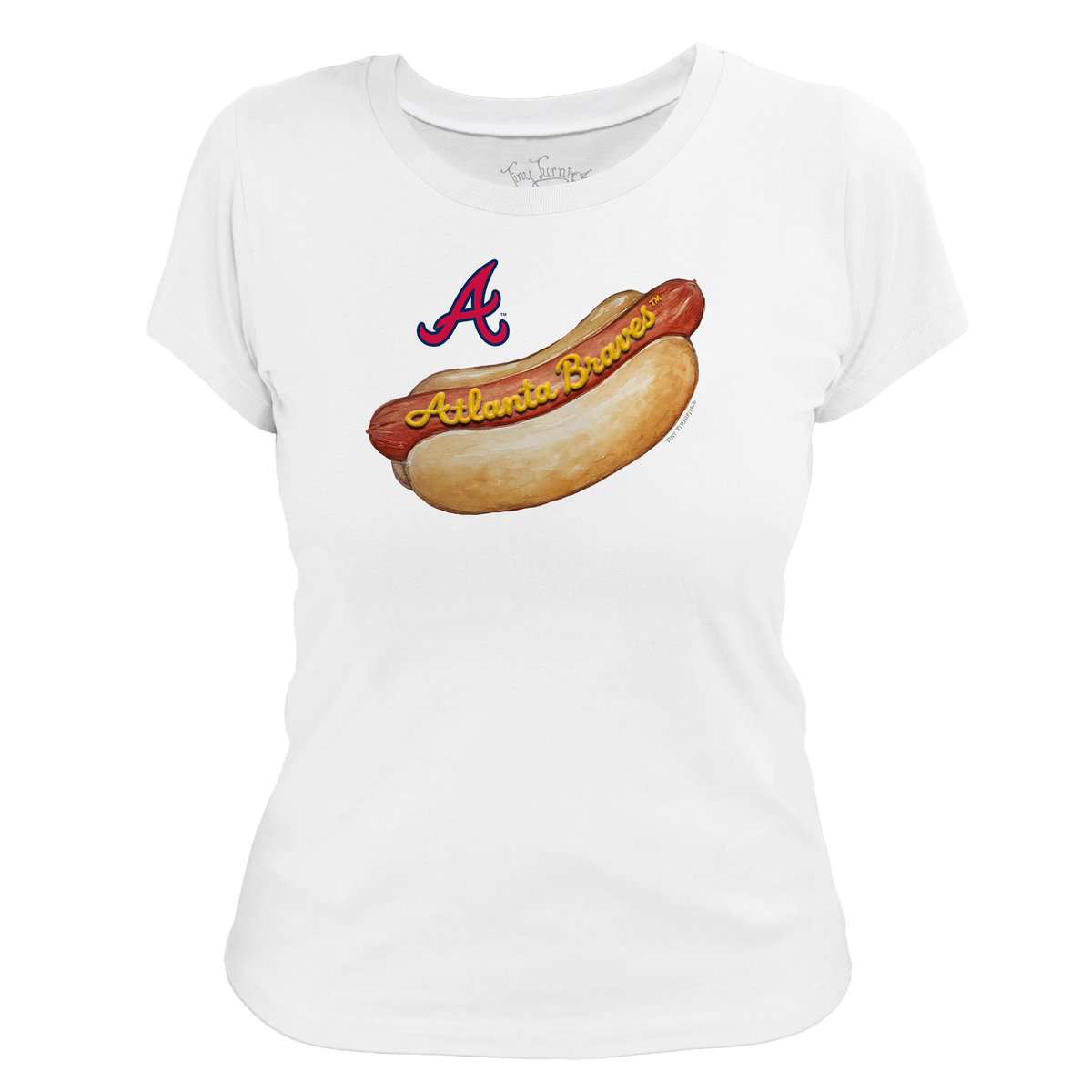 Atlanta Braves Hot Dog Women's Tee Shirt