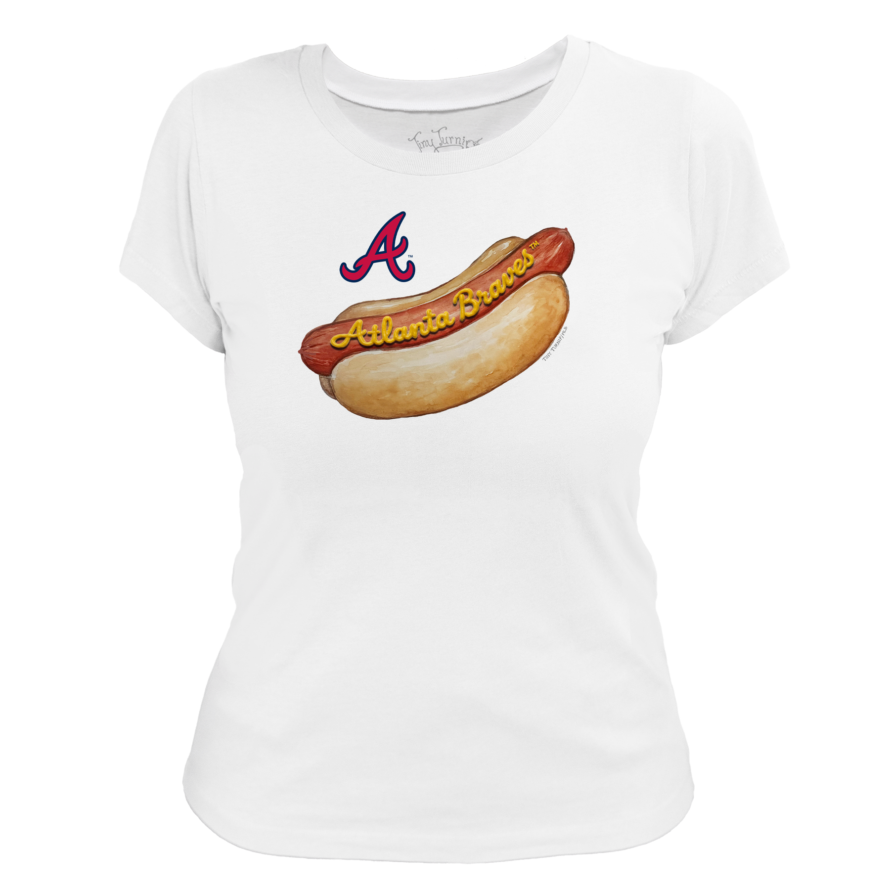 Atlanta Braves Hot Dog Women's Tee Shirt