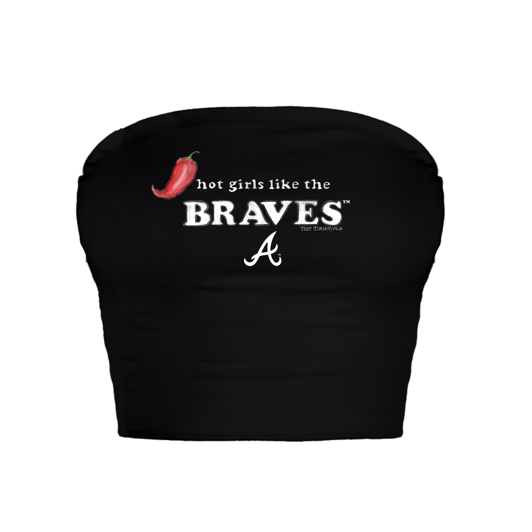 Atlanta Braves Hot Girls Crop Tube Top