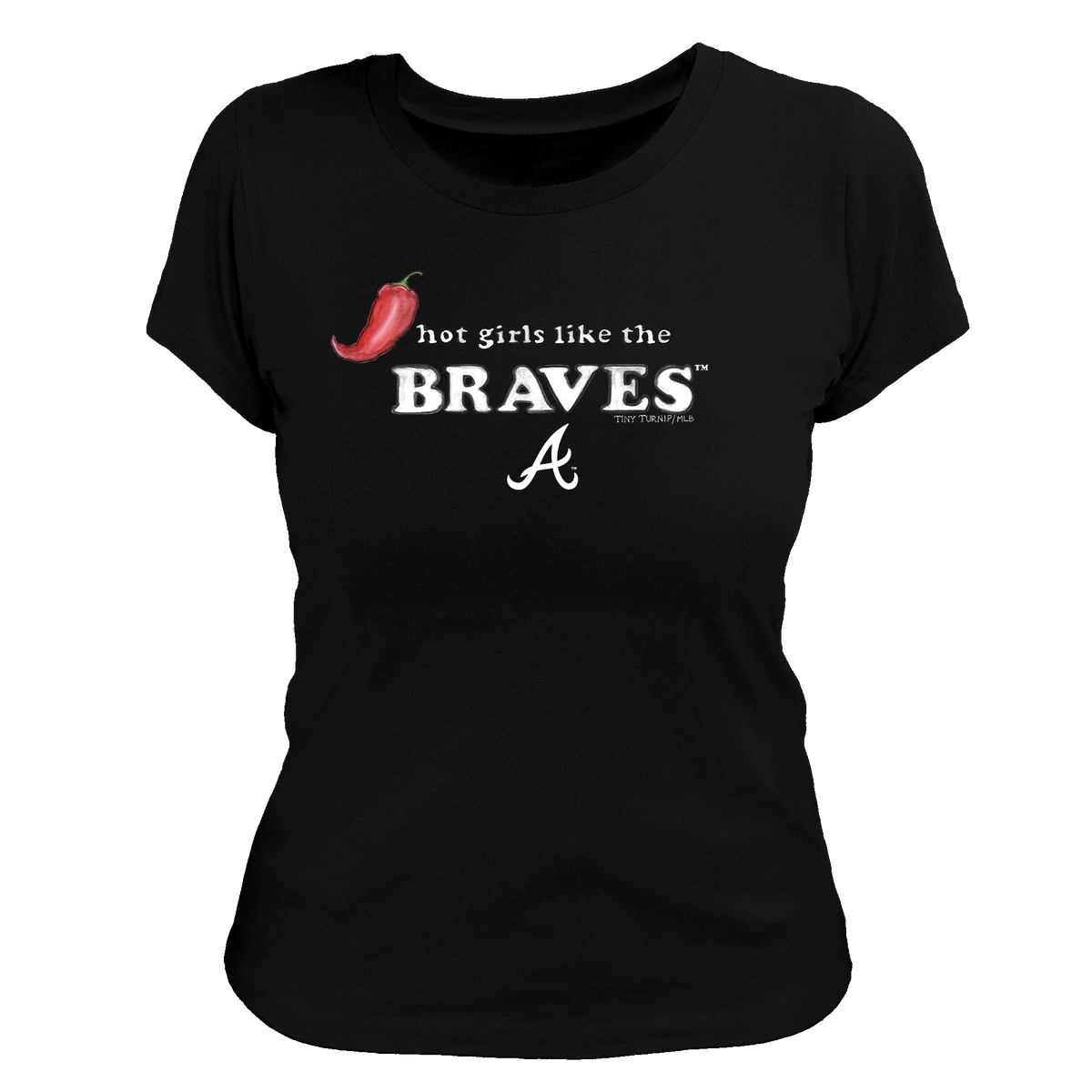 Atlanta Braves Hot Girls Women's Tee Shirt