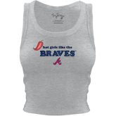 Atlanta Braves Hot Girls Crop Tank