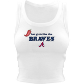 Atlanta Braves Hot Girls Crop Tank
