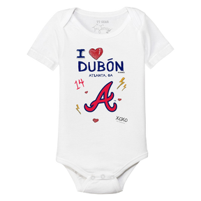 VIP I Heart Player w/ Name, Number - Short Sleeve Snapper - Tiny Turnip
