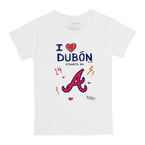 VIP I Heart Player w/ Name, Number - Kid's Tee Shirt - Tiny Turnip