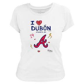 VIP I Heart Player w/ Name, Number - Women's Tee Shirt - Tiny Turnip