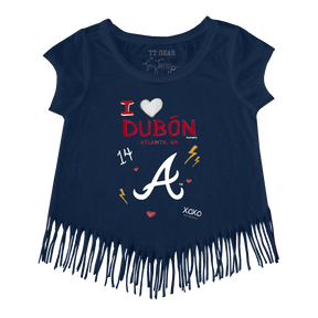 VIP I Heart Player w/ Name, Number - Fringe Tee - Tiny Turnip