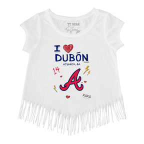 VIP I Heart Player w/ Name, Number - Fringe Tee - Tiny Turnip