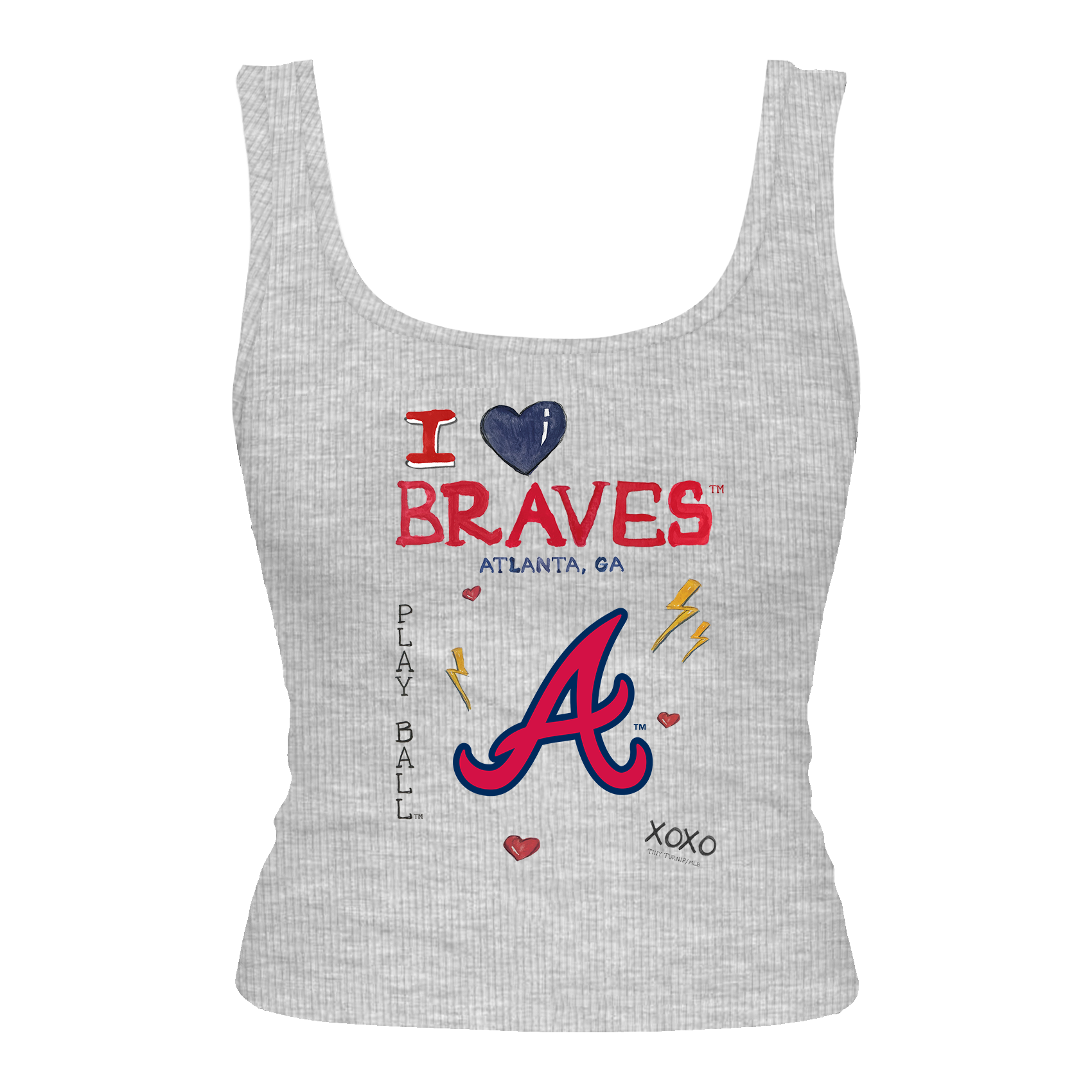 Atlanta Braves I Heart Braves Emmy Tank