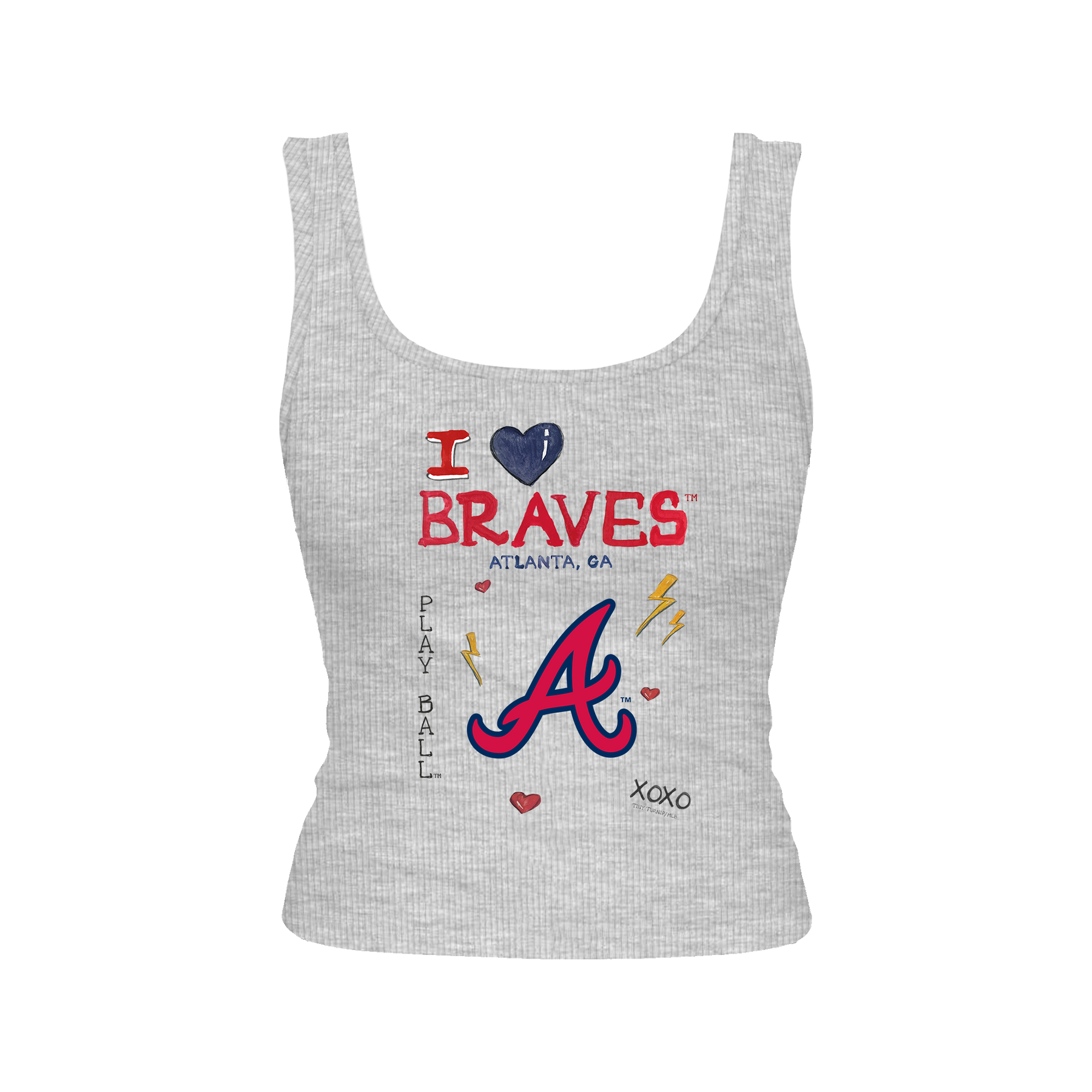 Atlanta Braves I Heart Braves Emmy Tank