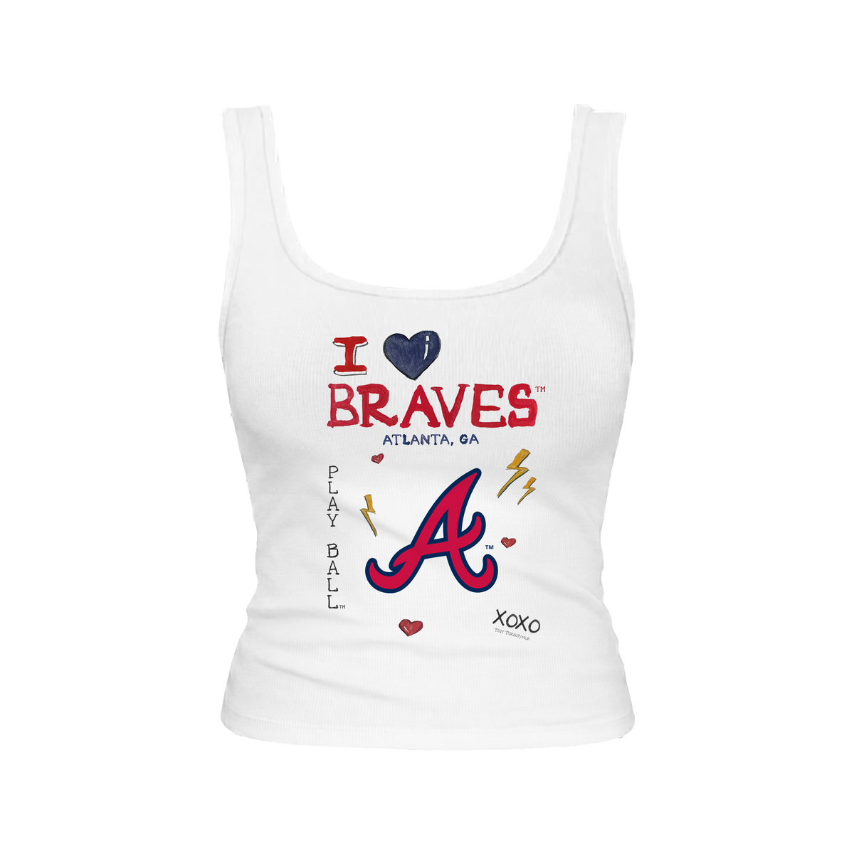 Atlanta Braves I Heart Braves Emmy Tank