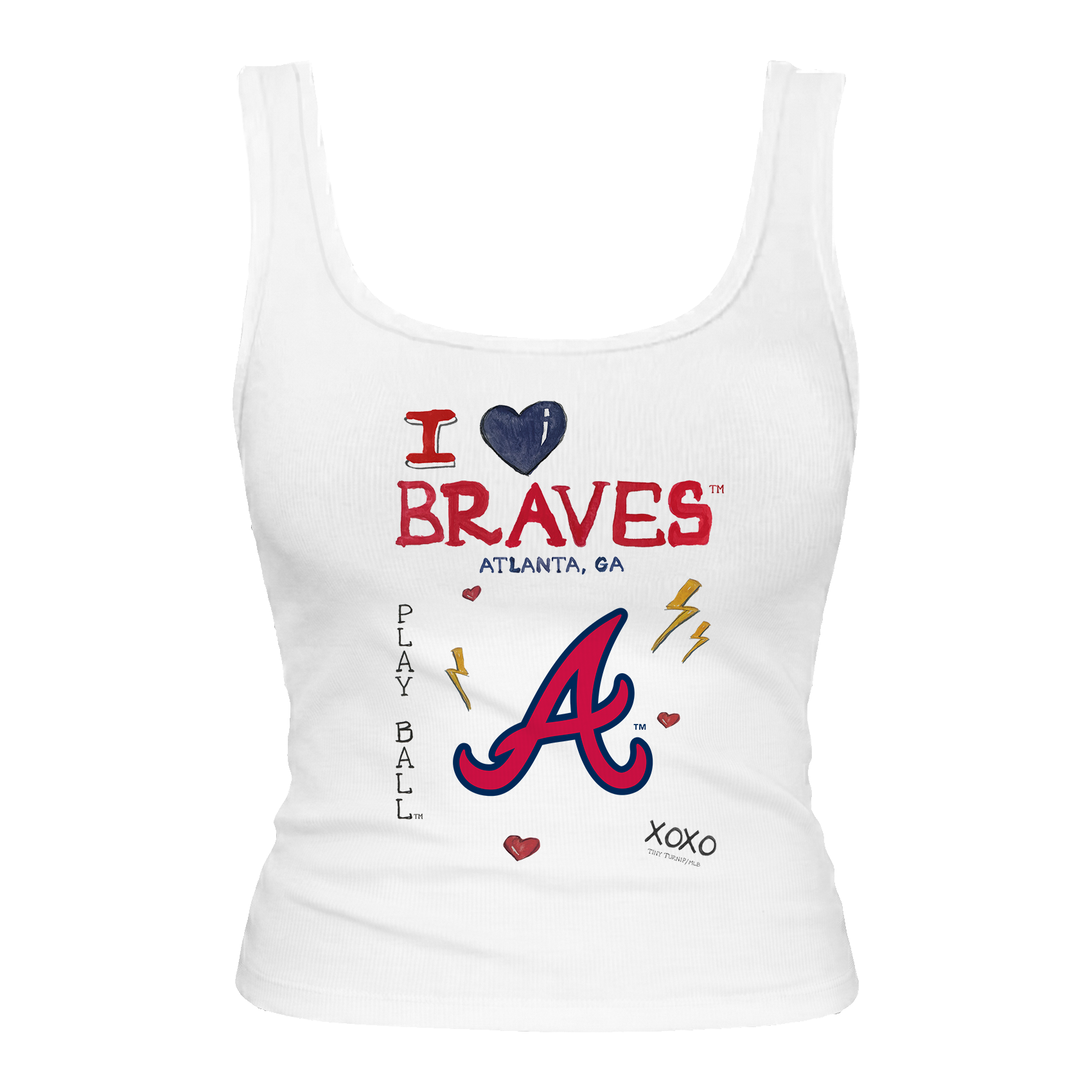 Atlanta Braves I Heart Braves Emmy Tank