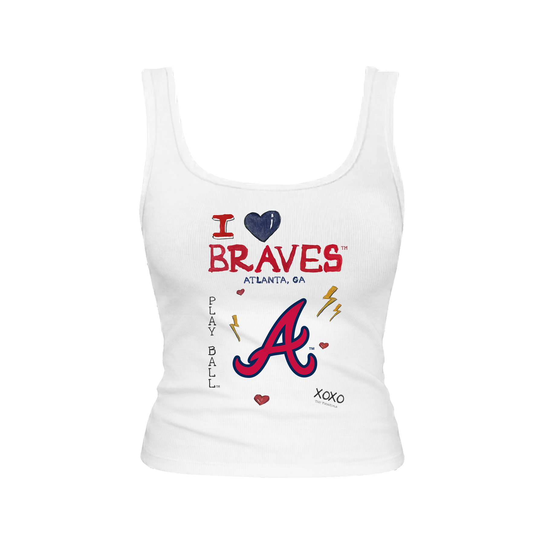 Atlanta Braves I Heart Braves Emmy Tank