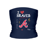 I Heart Braves Tube Top - Tiny Turnip