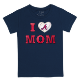 Atlanta Braves I Love Mom Tee Shirt