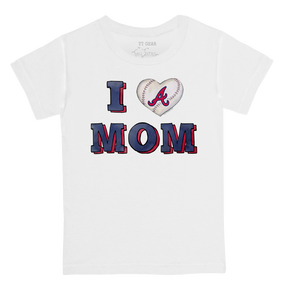 Atlanta Braves I Love Mom Tee Shirt