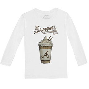 Atlanta Braves Latte Long-Sleeve Tee Shirt