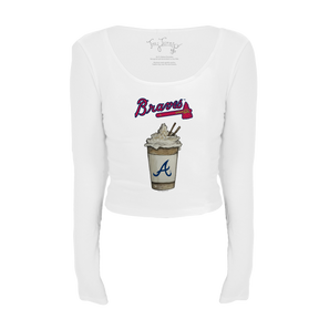 Atlanta Braves Latte Women's Lucy Long Sleeve