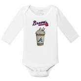 Atlanta Braves Latte Long Sleeve Snapper